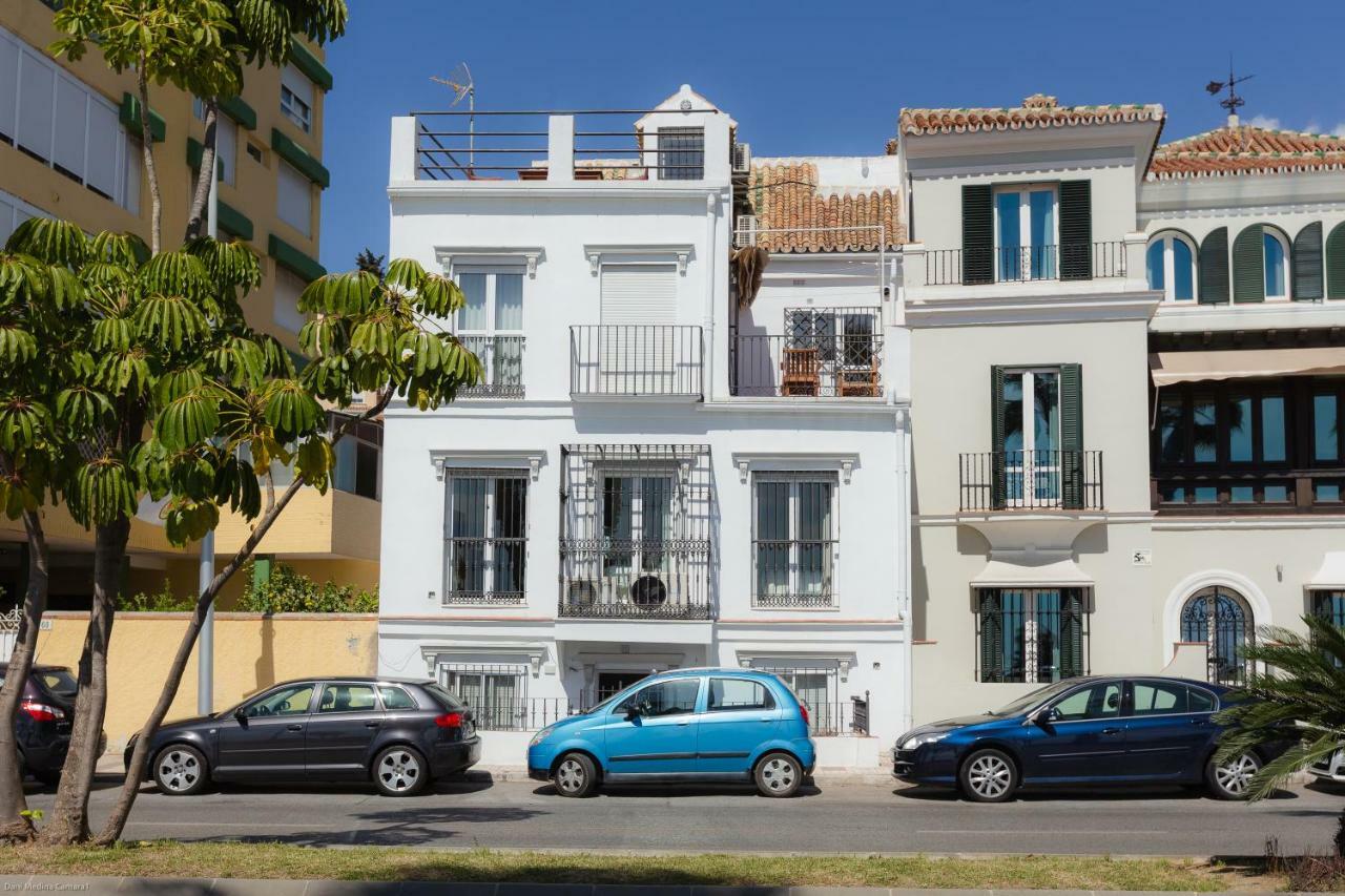 Loft con gran terraza en primera linea de playa Málaga Exterior foto